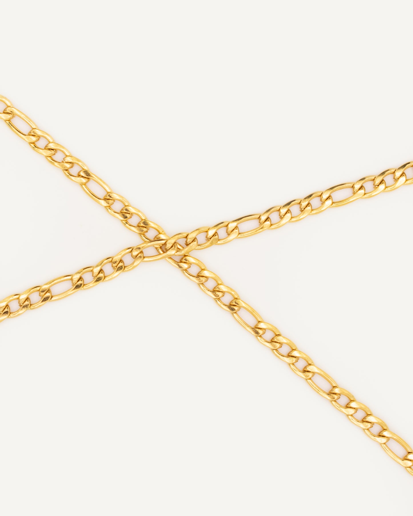 Cadena Fígaro 45 gold
