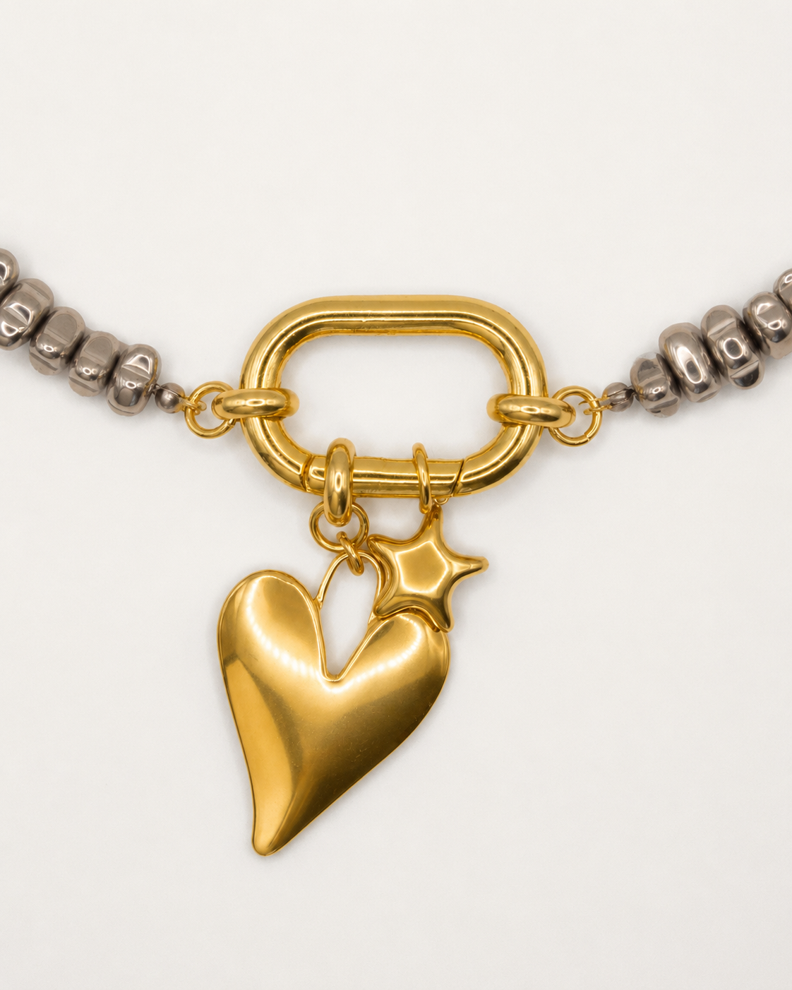 Charm Corazón Chunky Gold