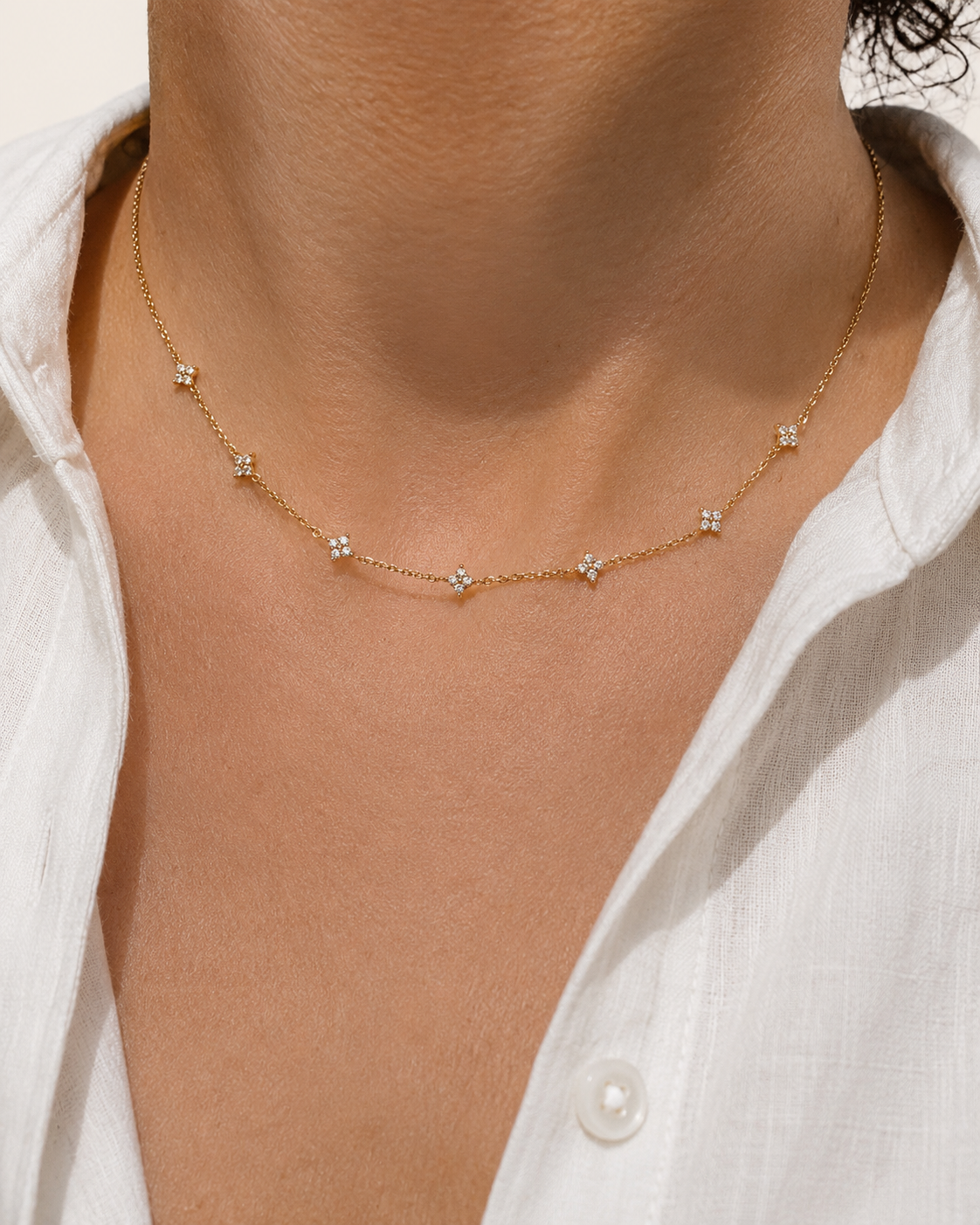Collar Cross gold