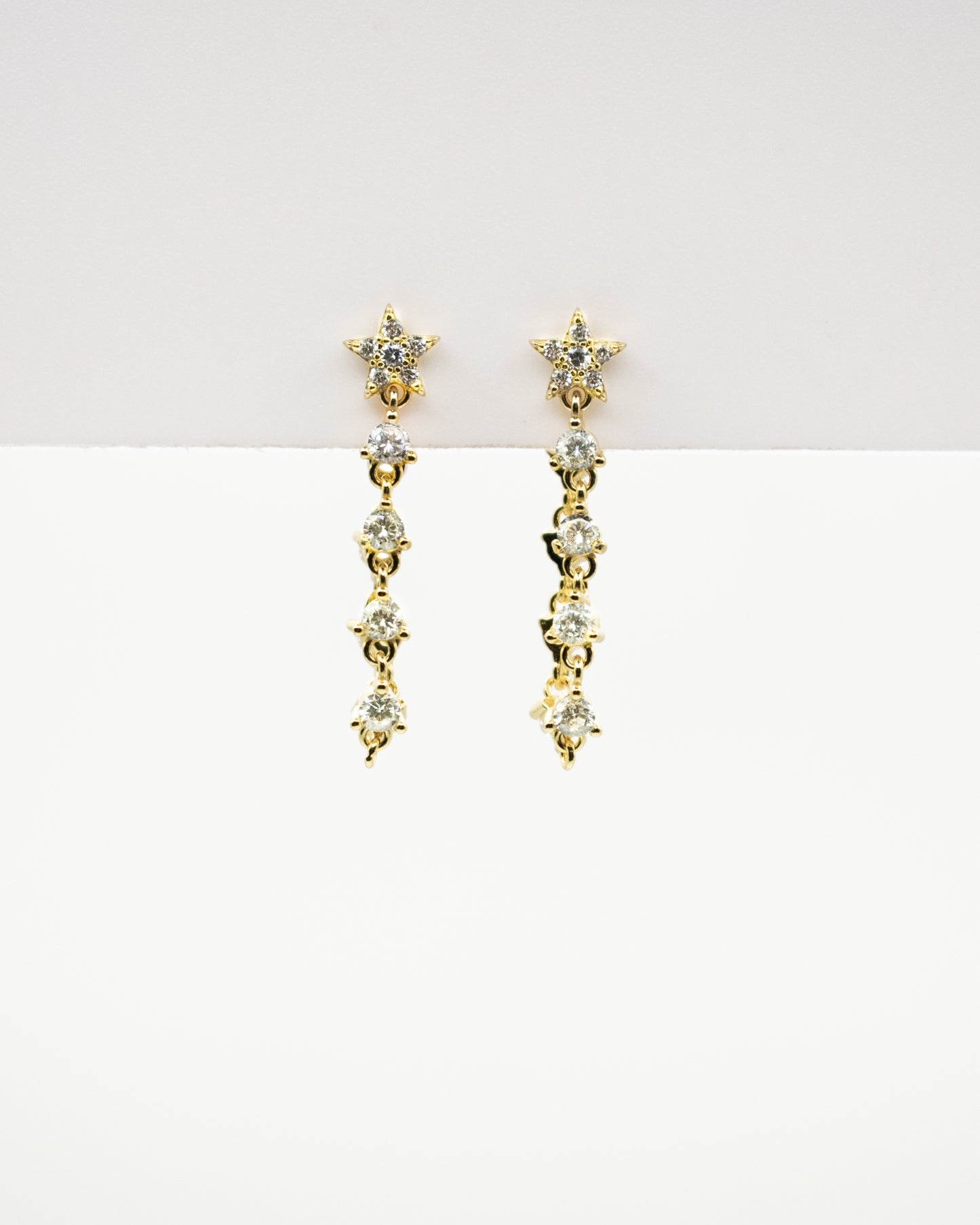 Mini Pendiente cadena Stardust gold