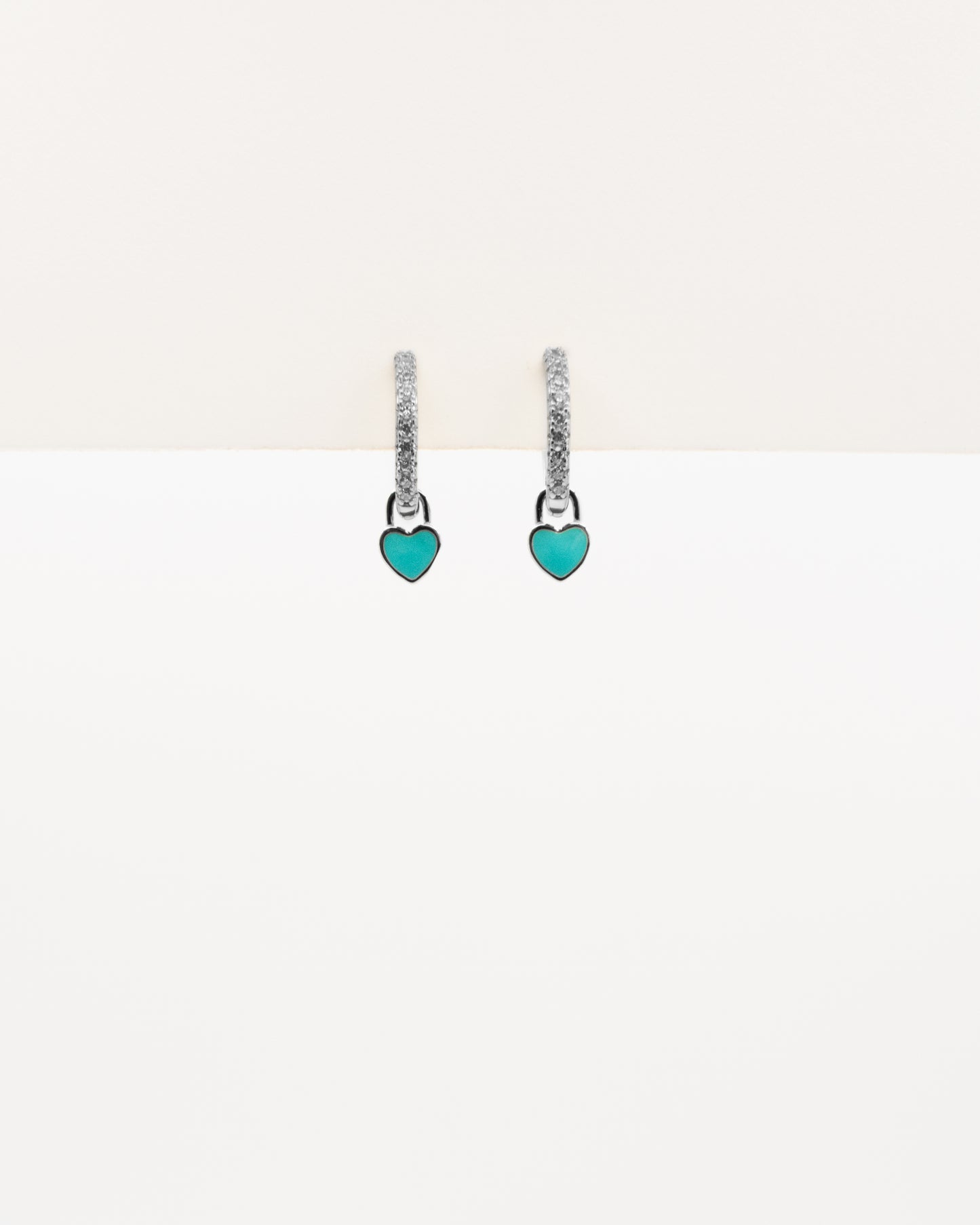 Arito Corazón Azul Turquesa Silver