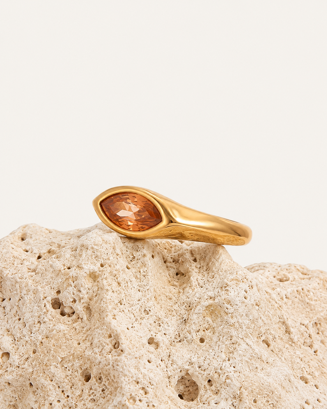 Anillo Amber gold