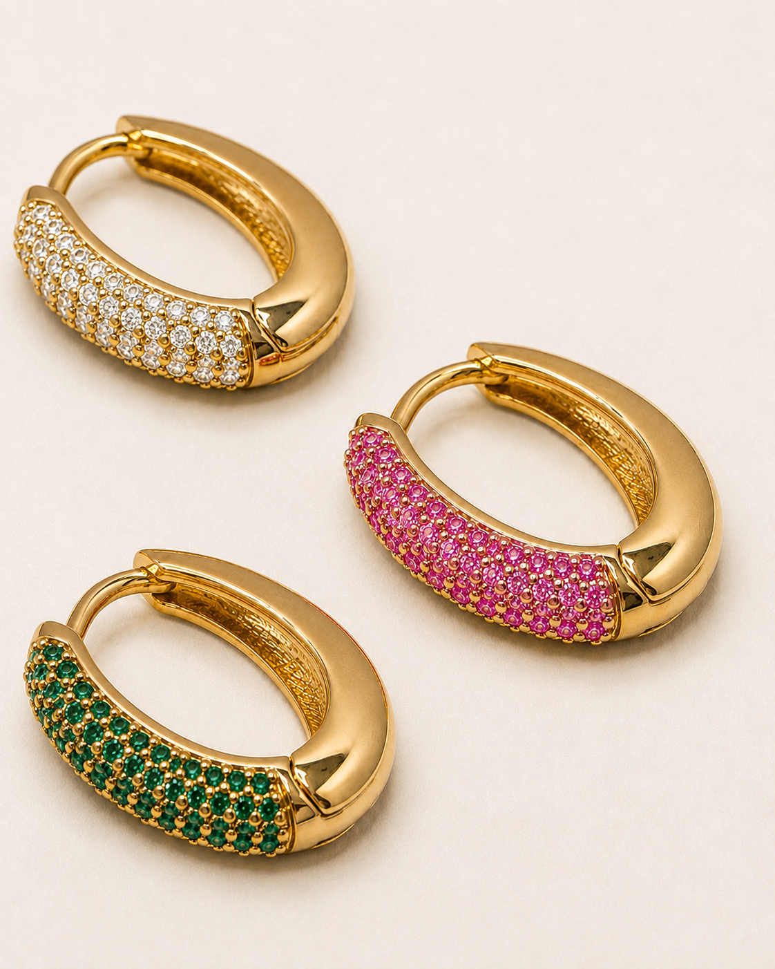 Aritos Bianca Jade gold