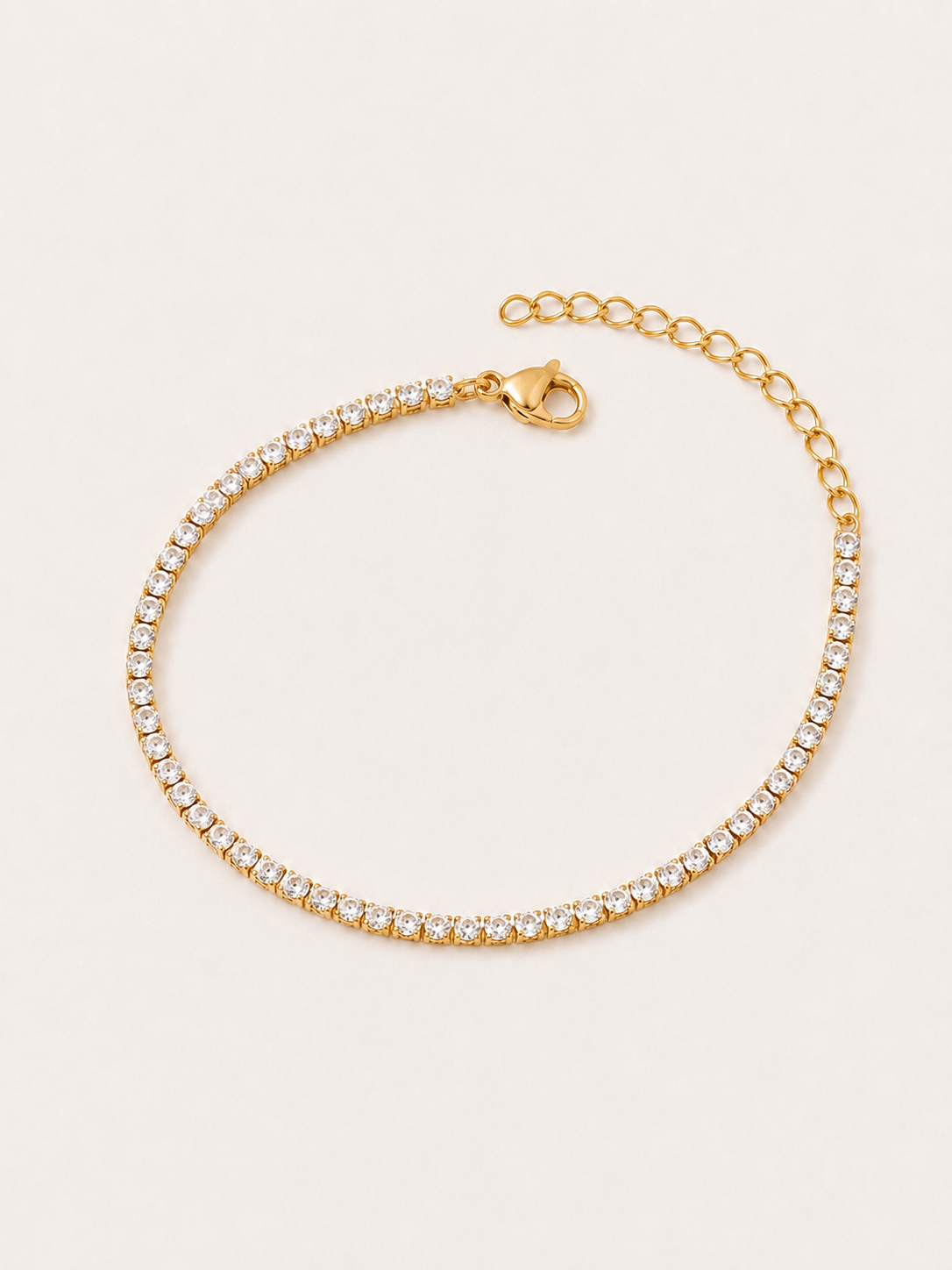 Pulsera Tennis gold