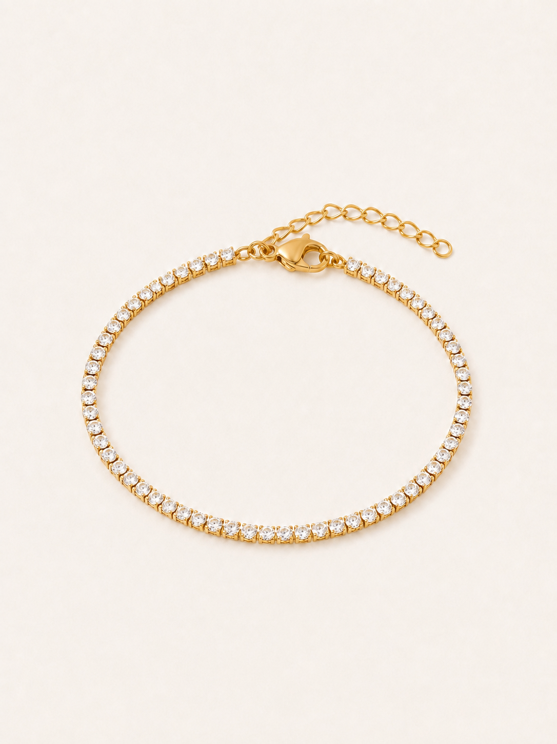 Pulsera Tennis gold