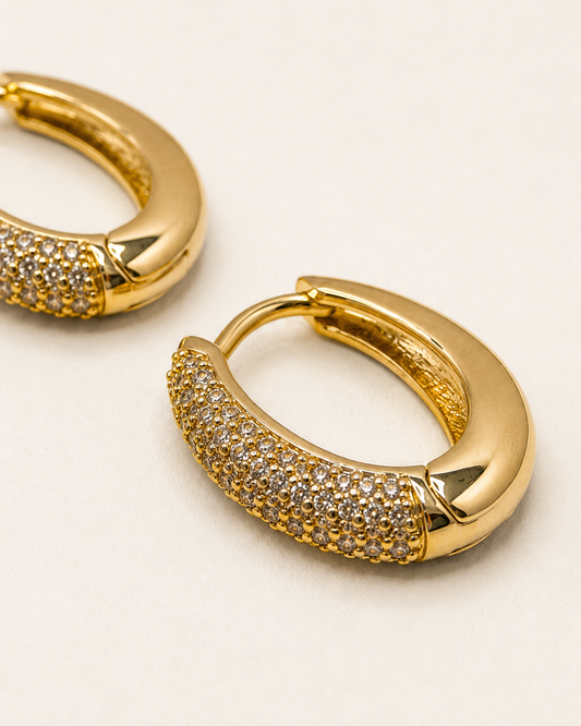 Aritos Bianca Blanco gold