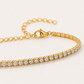 Pulsera Tennis gold