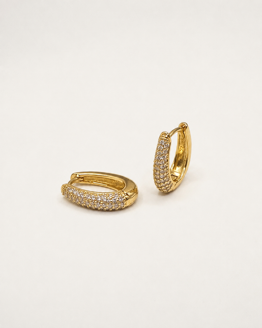 Aritos Bianca Blanco gold