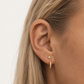 Pendiente Kaia Blanco gold
