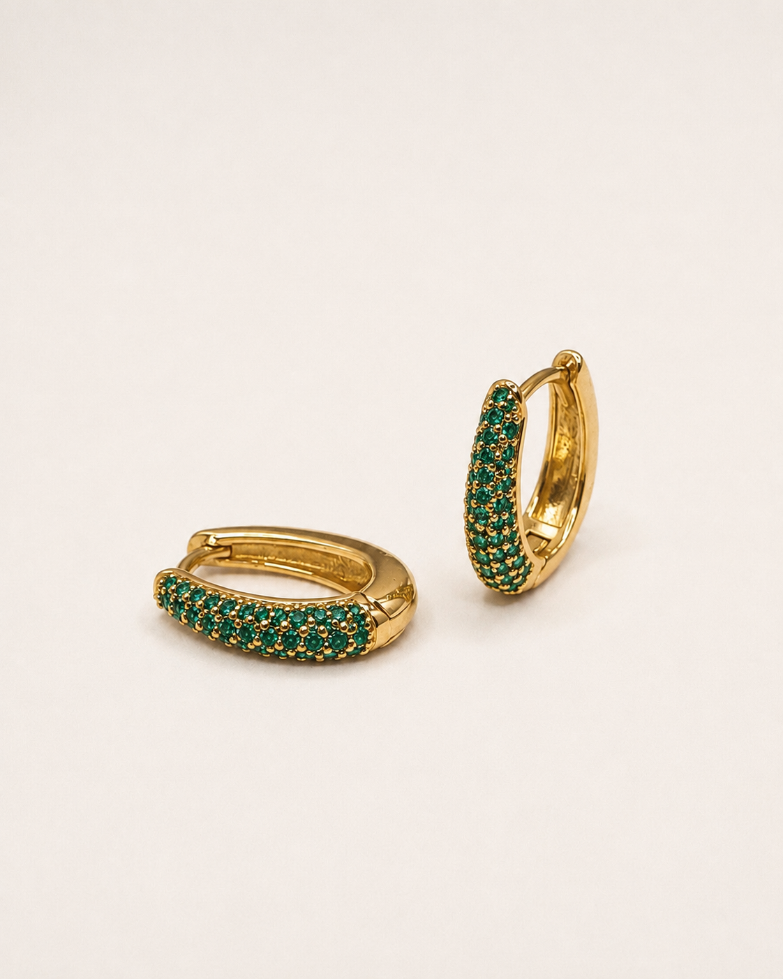 Aritos Bianca Jade gold