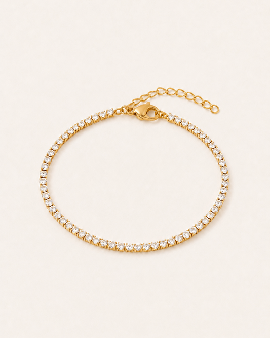 Pulsera Tennis gold