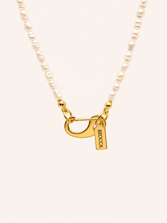 Collar Pearl gold