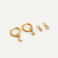 Pack Aritos Charms White gold gold