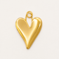 Charm Corazón Chunky Gold