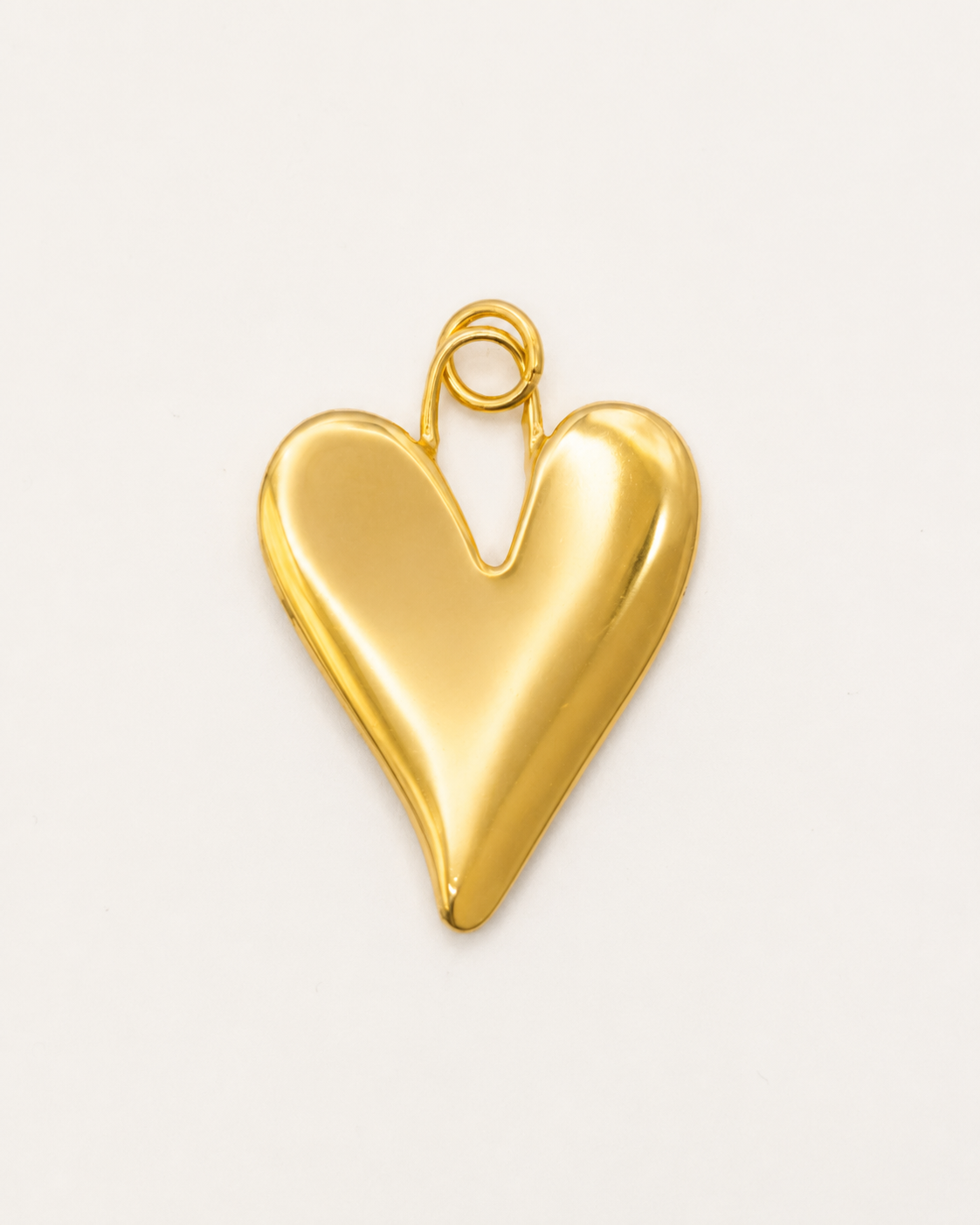 Charm Corazón Chunky Gold