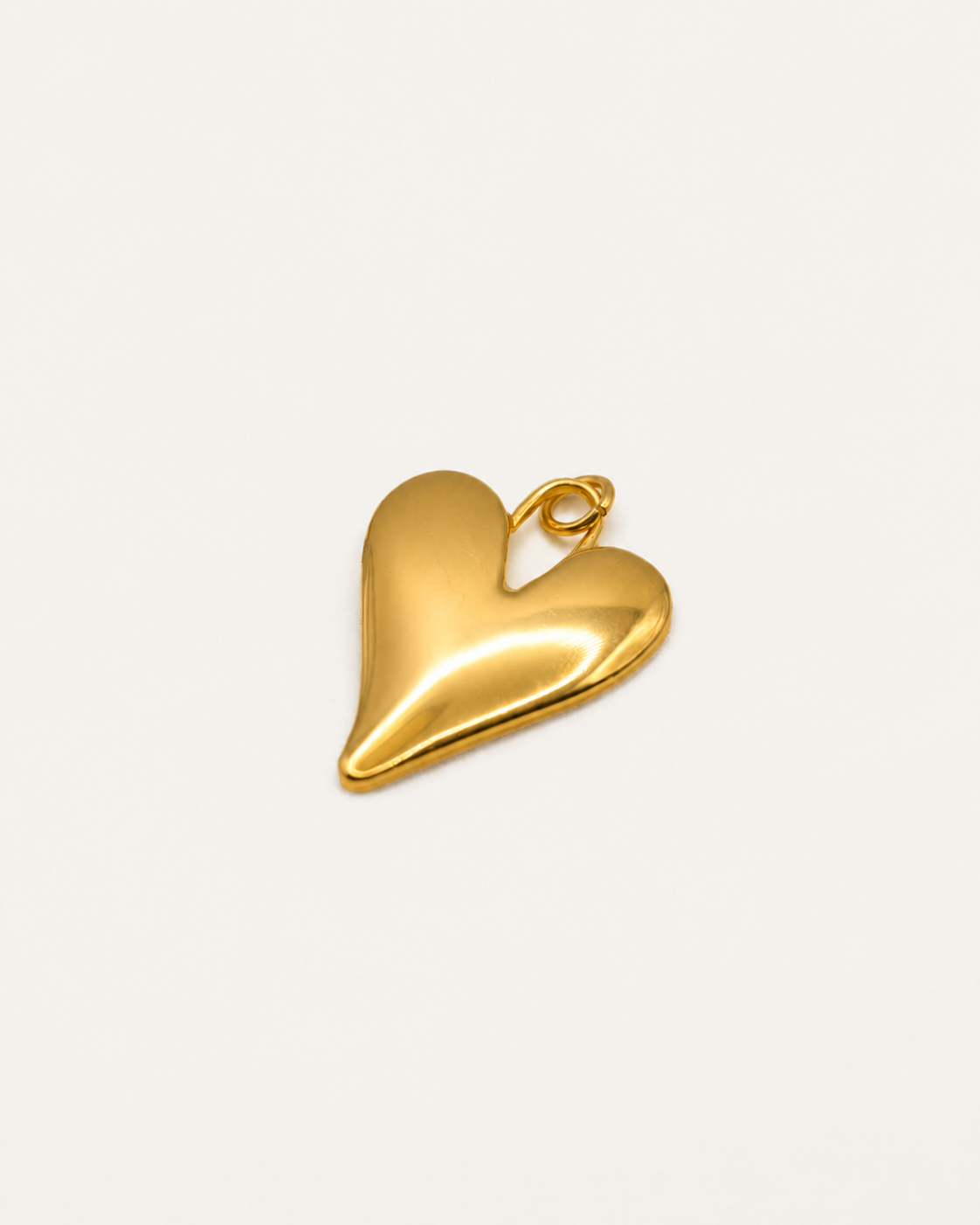Charm Corazón Chunky Gold
