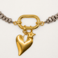Charm Corazón Chunky Gold