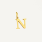 Charm Letra Classic gold