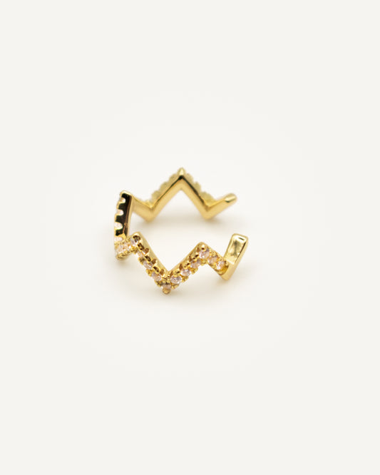 Earcuff Zigzag gold