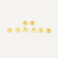 Charm Medalla Inicial gold