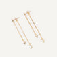 Pendiente cadena Ziggy gold