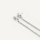 Pendiente cadena Ziggy silver