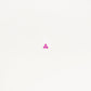 Mini Pendiente Tri Fucsia gold