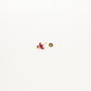Mini Pendiente Lilith Fucsia gold